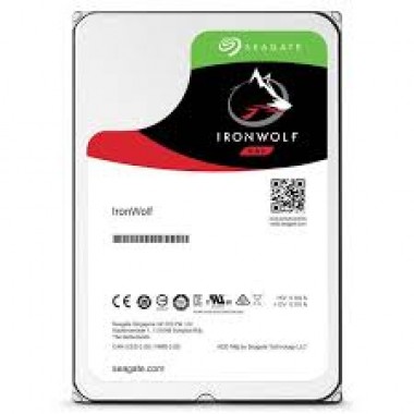 Жесткий диск HDD SATA Seagate 10 000Gb (10Tb), ST10000VN0004, IronWolf, 7200 rpm, 256Mb buffer